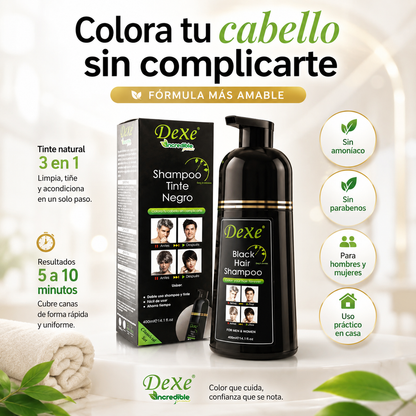 Champú con color 3 en 1